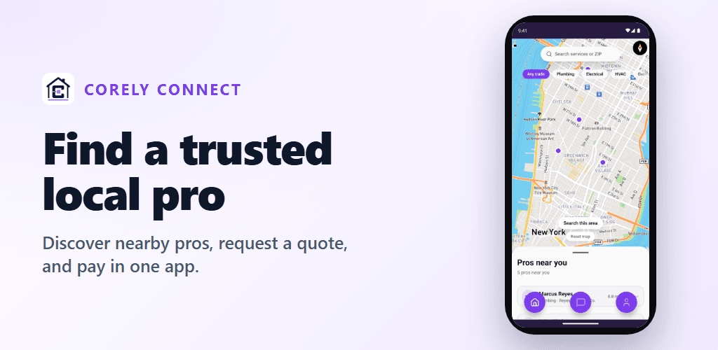 Corely Connect feature preview